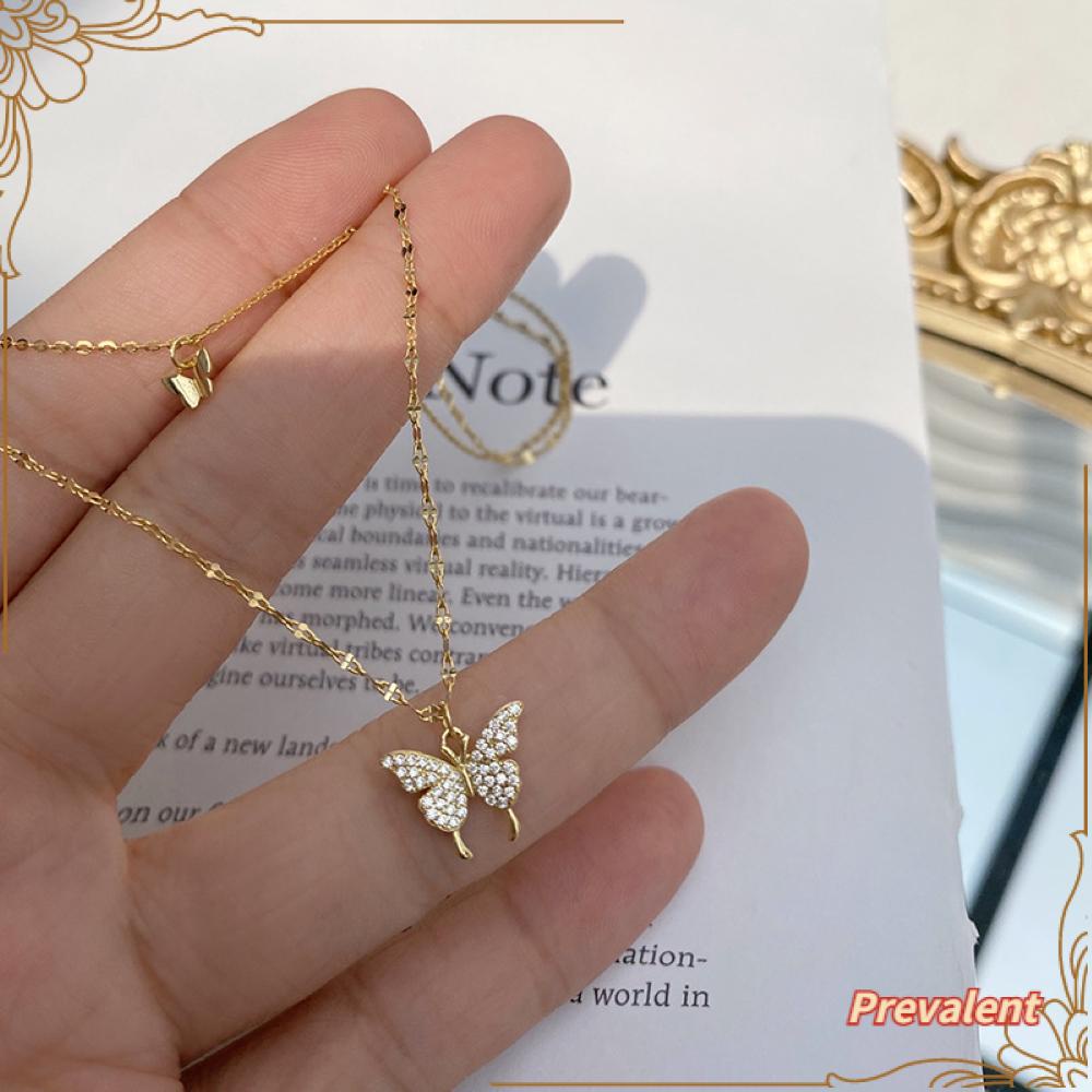 Kalung Rantai Sterling Silver 925 Dengan Liontin Batu Zircon Untuk Wanita