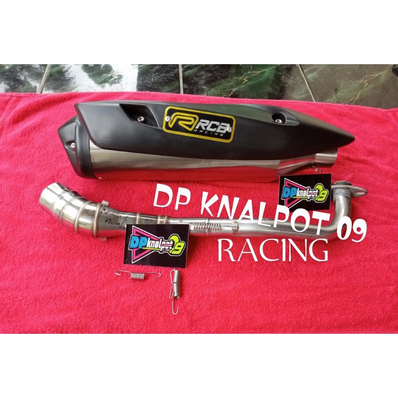 Knalpot Racing RCB Nmax Aerox PCX 150 PCX 160 Vario 125 Vario 150 Xmax Beat Scoopy