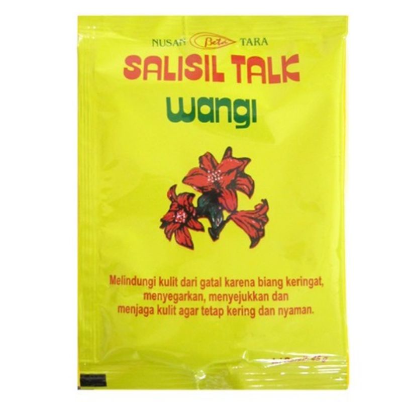 BEDAK SALISIL TALK WANGI SACHET 45 GR