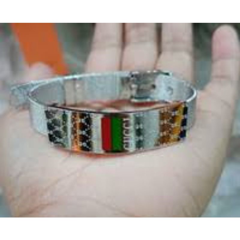 Gelang titanium model jam fashion [Bayar di Tempat]