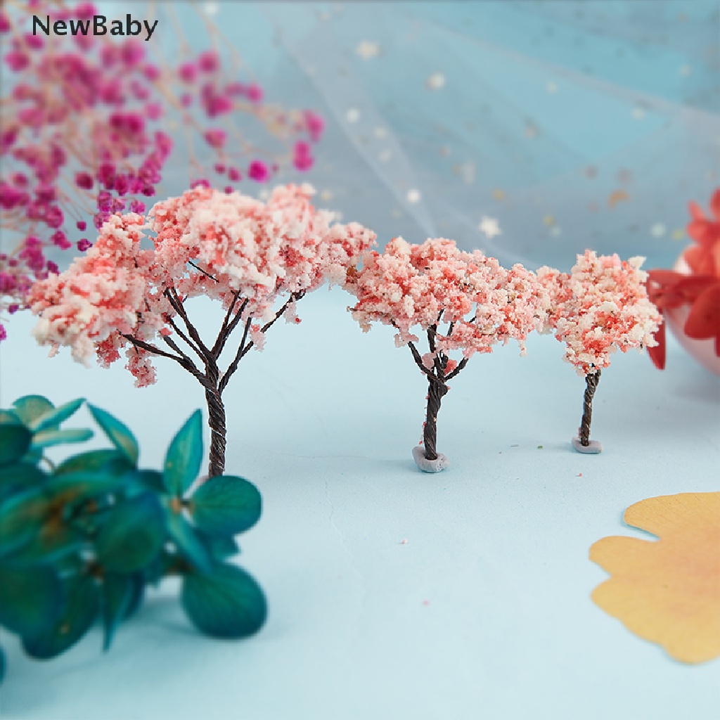 NewBaby Cherry Tree Garden Decorations Miniatures Micro Landscape Crafts Accessories ID