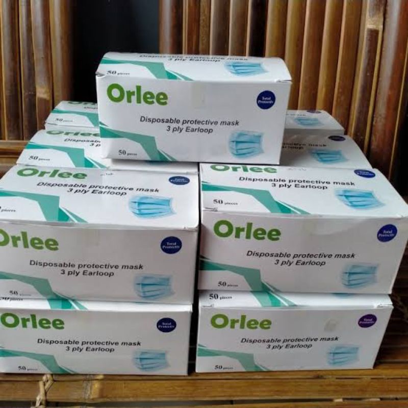 [KEMENKES ada Emboss] Masker box 3ply isi 50 Orlee, Jsp, orlin, shumu, sense of wellness, dublin