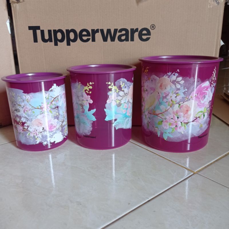 Shabby chic canister / shabby canister