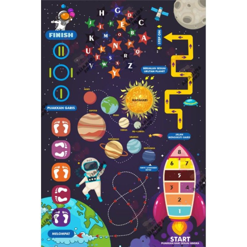 Sensory Path Tema Solar System