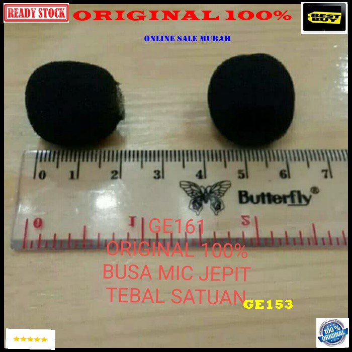 G161 Busa mic jepit bando klip headset tebal spoon mik pengaman microphone ori pembungkus mikrophone asli spon pelindung G161   UNTUK SEGALA JENIS MIC JEPIT KLIP ATAU BANDO HEADSET  Bahan sangat tebal dan tidak mudah sobek G161