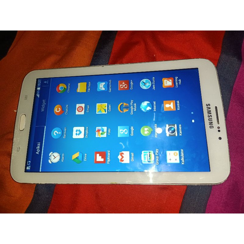 HP bekas murah android samsung tab 3 T211 Nyala Normal