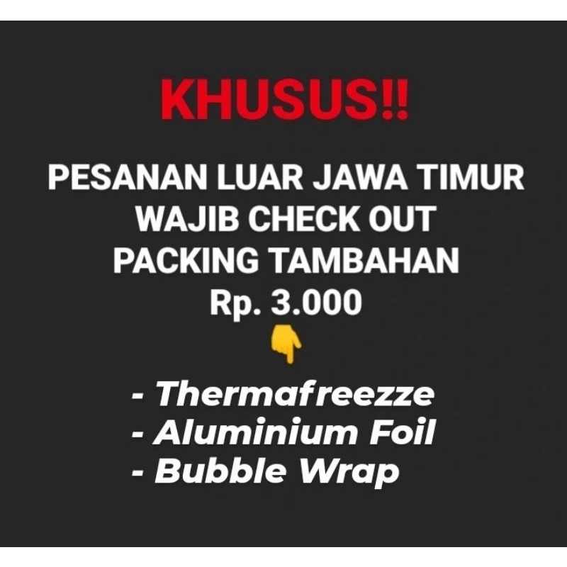 

Packing Tambahan Luar Jawa Timur