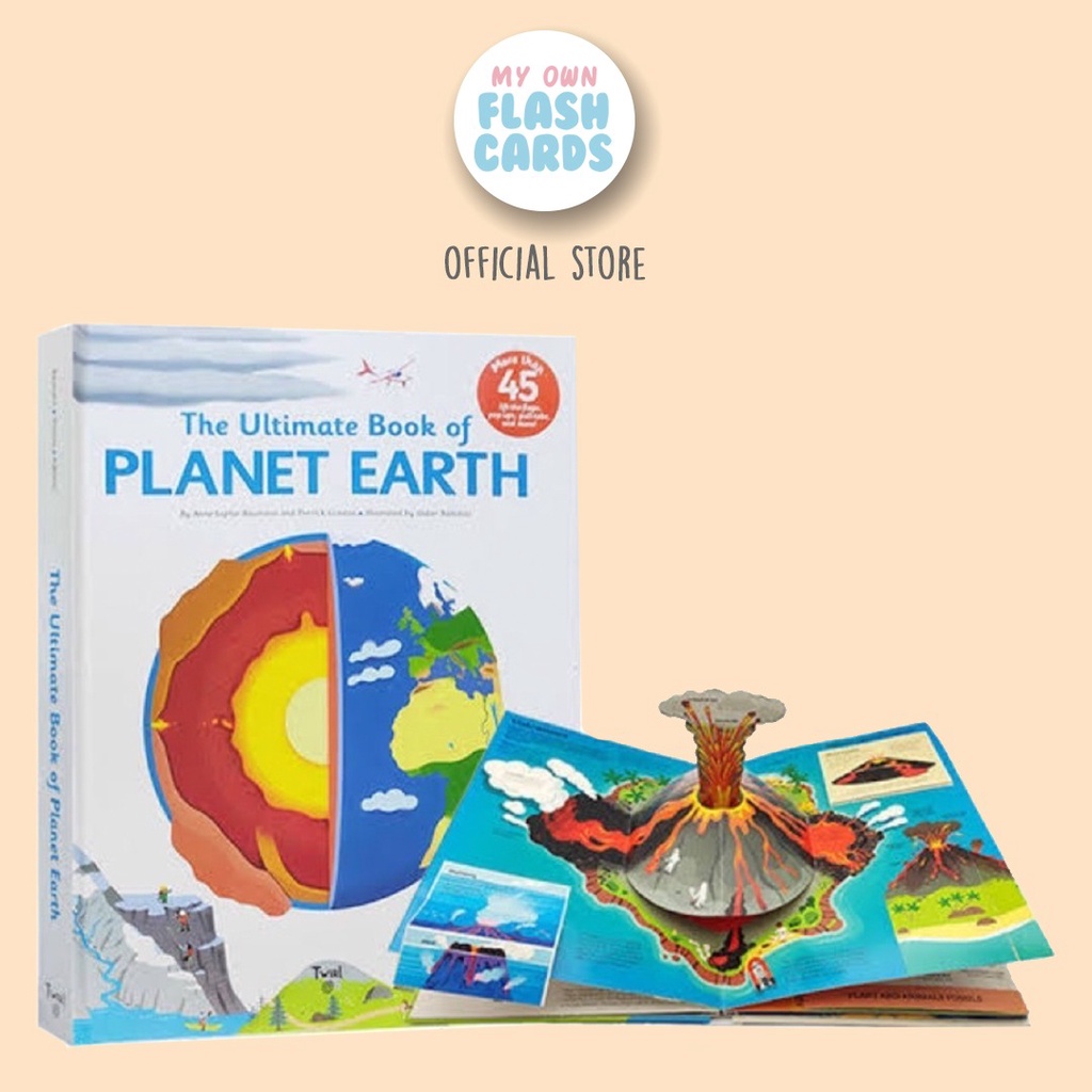 Usborne The Ultimate Book of Planet Earth Imported English Buku Impor Planet Bumi Inggris Edukasi Education