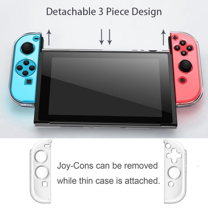 Hard Case Bahan PC Transparan Untuk Konsol Nintendo Switch