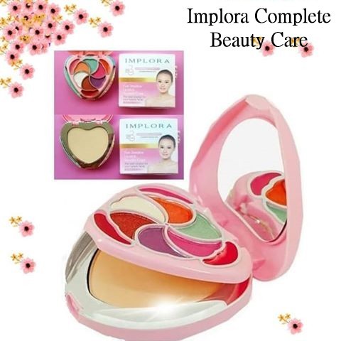 (BOSS) (012) Implora Complete Beauty Care -  IMPLORA EYESHADOW+LIPSTIK+BEDAK