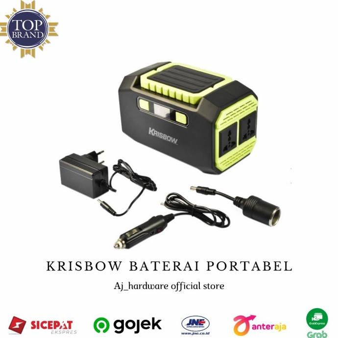 Krisbow Baterai / Genset Portabel 150 Watt