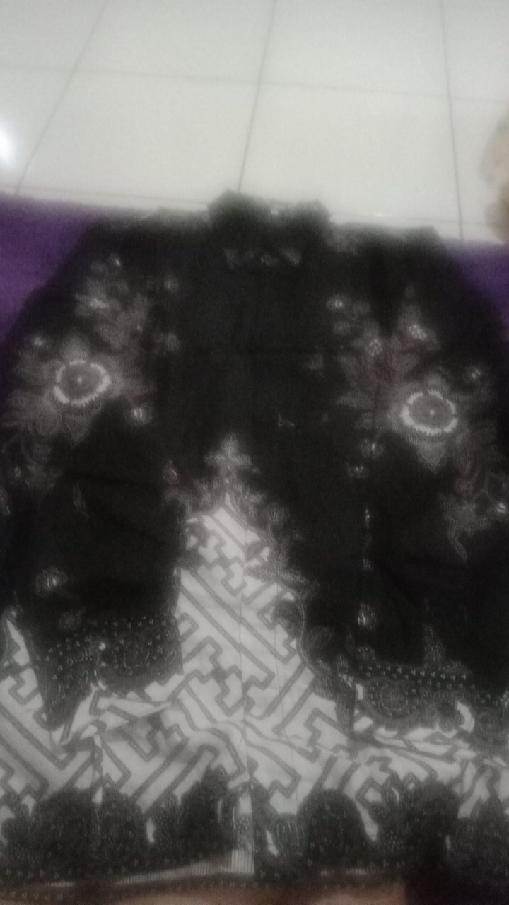 [cod] Wou Batik Couple Danilla Brokat Tille-modern Batik Couple Sarimbit Brokat - Bs031