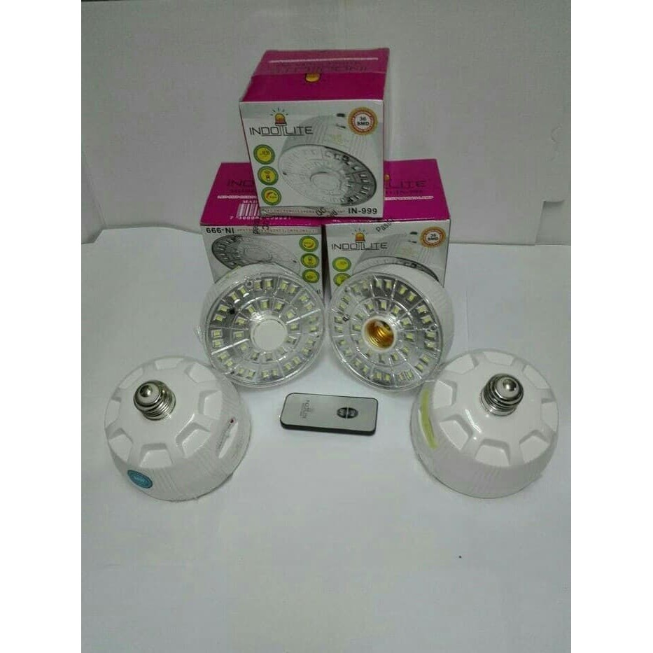 Spesial  Lampu emergency LED Fitting Lamp + remote indolite in-999  Berkualitas