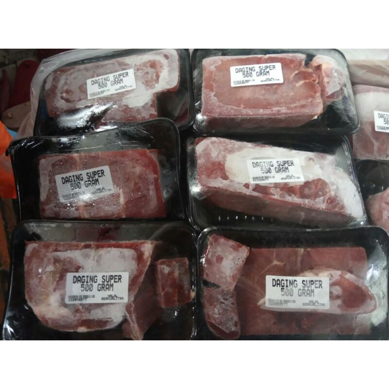 

Daging sapi super 500gr