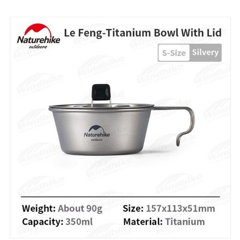 TITANIUM BOWL NATUREHIKE NH22CJ001 []
