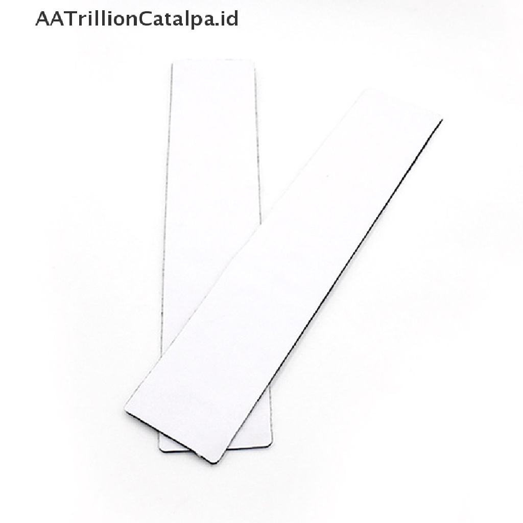 Aatrillioncatalpa 1 Pasang Holder Plat Nomor Kendaraan Tanpa Frame Dengan Perekat