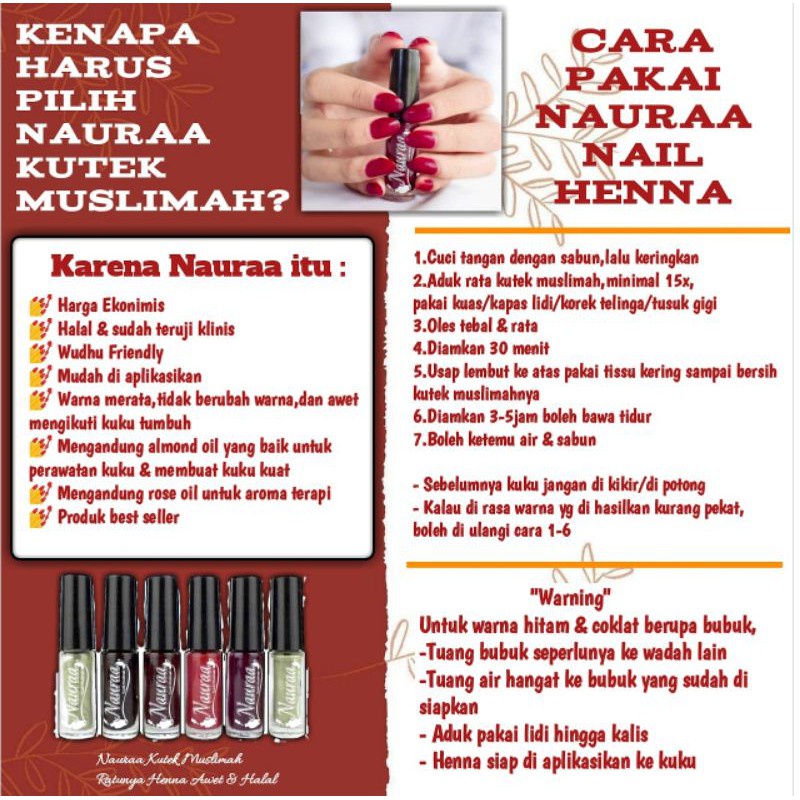 NAURAA KUTEK MUSLIMAH HALAL 5 ML