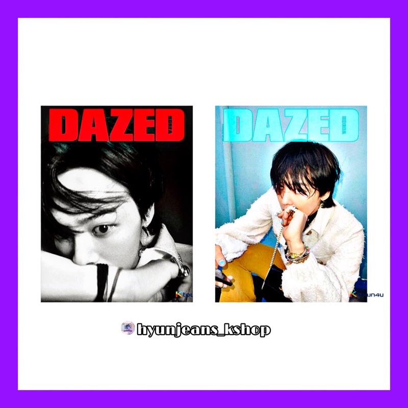 [READY STOCK] G-DRAGON / GD - Dazed & Confused Korea Magazine 2021.04.05 Majalah
