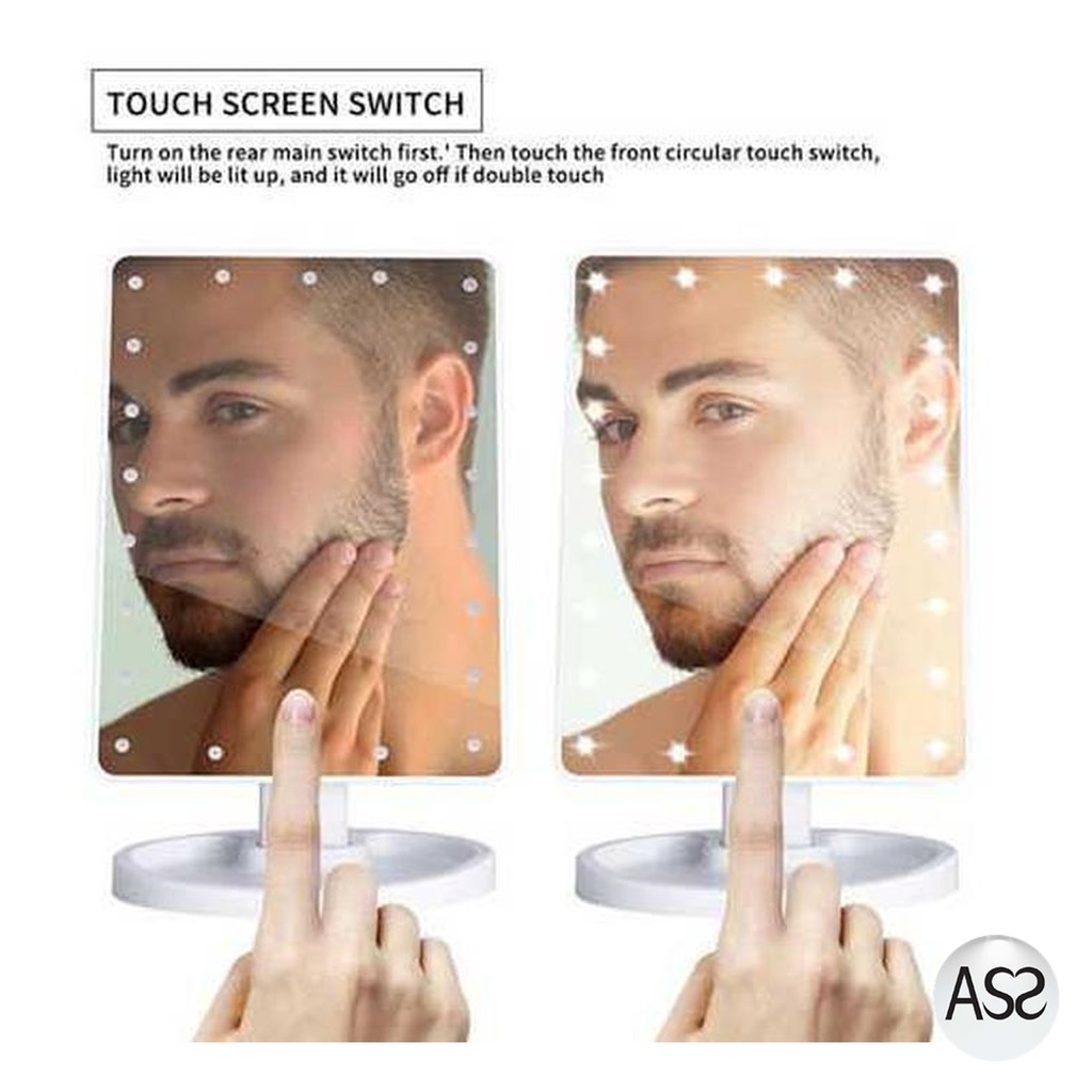 ASS Shop - Biutte.co Cermin Makeup Mirror 22 LED Light - A3106