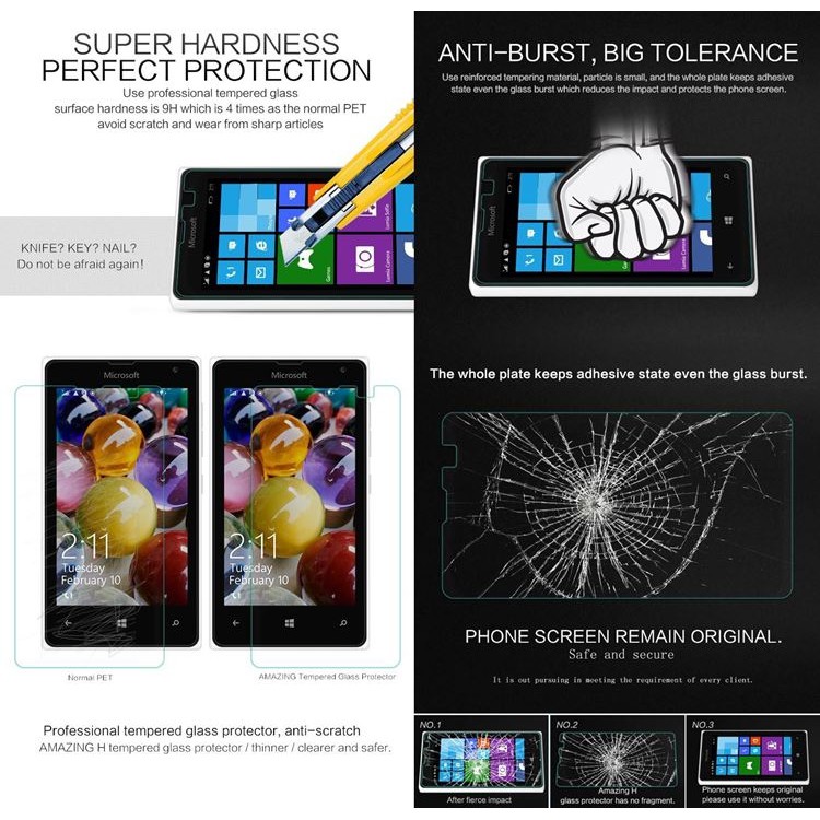 Nillkin Anti-Explosion H Tempered Glass Nokia Lumia 435