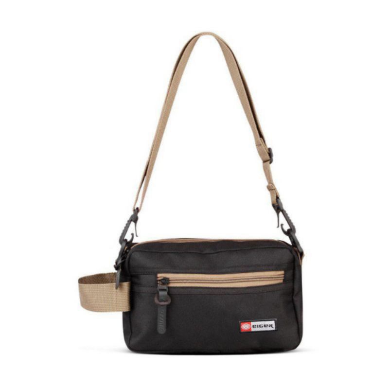 TAS SLING BAG Mb 01 ~ Tas Waist Bag~ Tas Wanita dan Pria~Tas Slempang-Hitam
