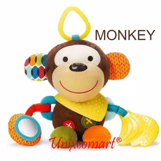 Bandana Buddies Rattle SKK Baby Teether Mainan Boneka Gigitan Bayi