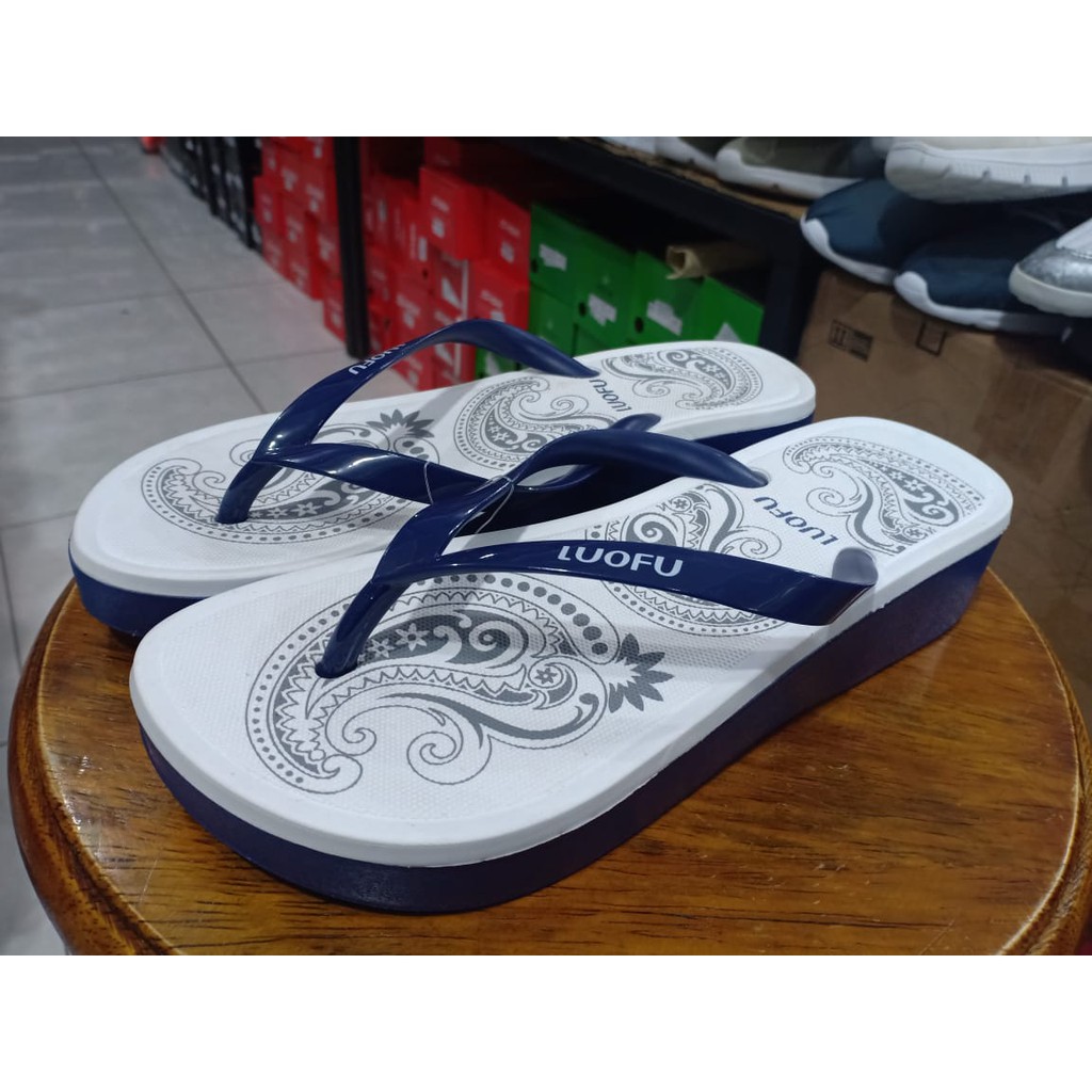 Sandal Japit Luofu F-2268 Import Cewek Murah Size 36-40 Model Terbaru