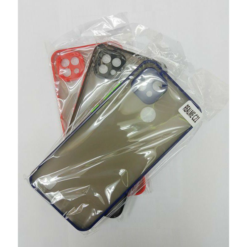 Realme C21 C21y C15 Cover Dove lis Warma Soft Case