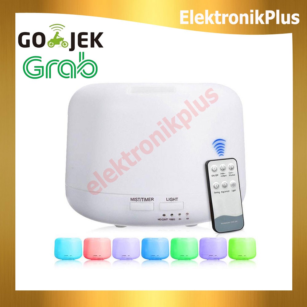 Air Humidifier Elektrik Diffuser dengan remote dan LED 7 warna HUMI H24