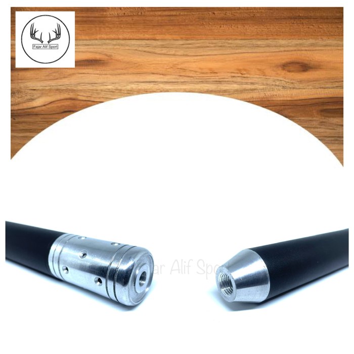 w01c1jw Perdam + Muzzle - Peredam Hitam Putih - Silencer Pcp Vd02V