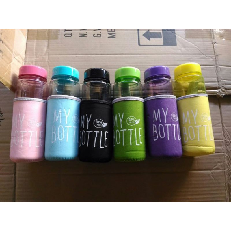 Bottle pouch busa /infused water bottle/botol minum