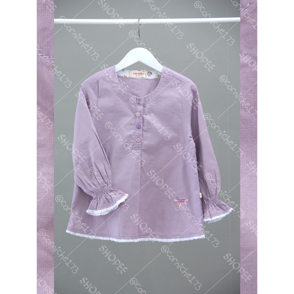 Corniche Kids Alda Blouse Kids Purple - TW K23156