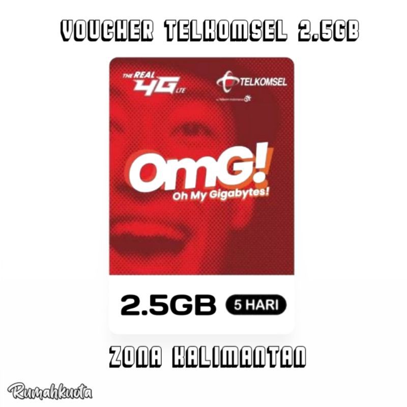 VOUCHER TELKOMSEL 2.5GB KUOTA SIMPATI AS