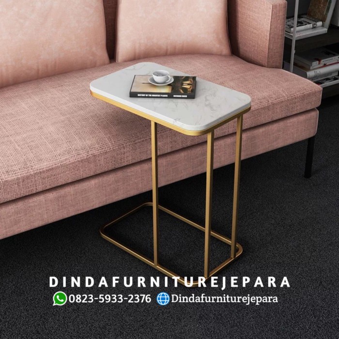 SIDE TABLE MARMER - MEJA POJOK KECIL - MEJA MARMER KECIL - SIDE TABLE