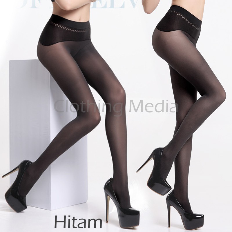 PIERRE CARDIN Pantyhose Seamless Tebal 80D Premium Soft Velvet Tights Stocking Elastis