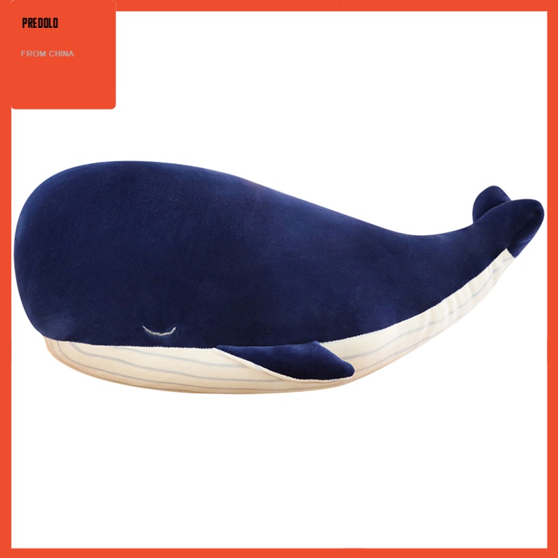 [In Stock] 1pc Plush Whale Toy Huggable Decorative Realistic Doll Pillow Xmas Present