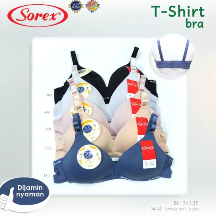 7.7 Promo Brand T-SHIRT BRA BH SOREX 34135 ORIGINAL FASHION TANPA KAWAT TERBARU 