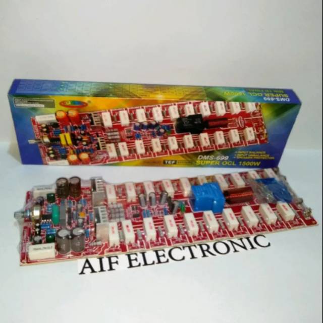 Kit Driver Power Amplifier SUPER OCL TEF 1500W mono DMS-699