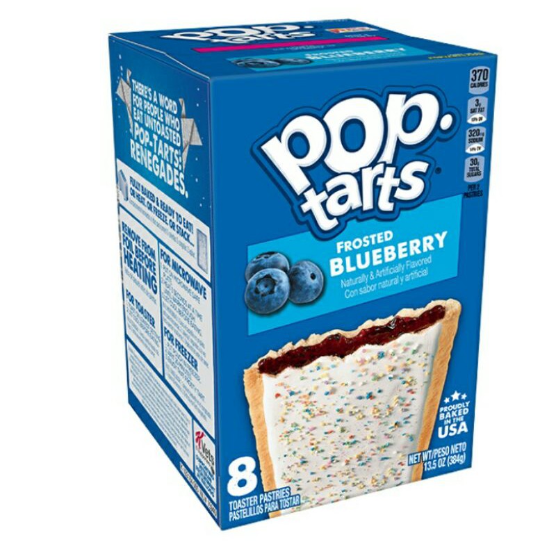 

KELLOG'S POP TARTS FRST BLUBERRY 384 GRAM