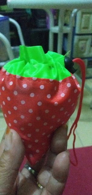 Tas Belanja Lipat Strawberry