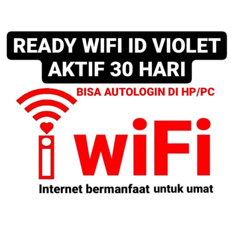 WIFI ID VIOLET MASA AKTIF 30 HARI TERMURAH
