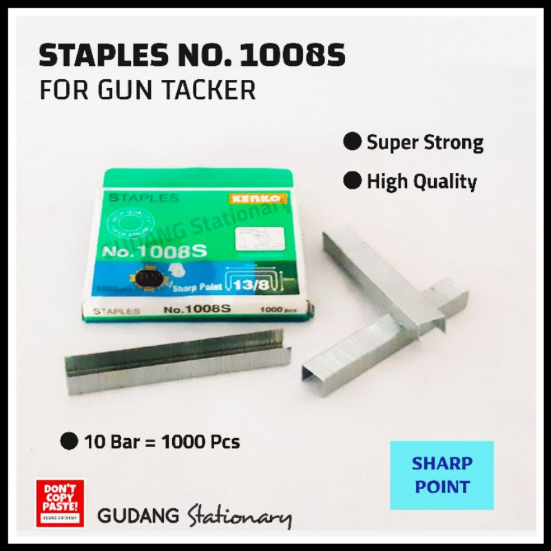 Isi Staples Gun Tacker No.1008s KENKO