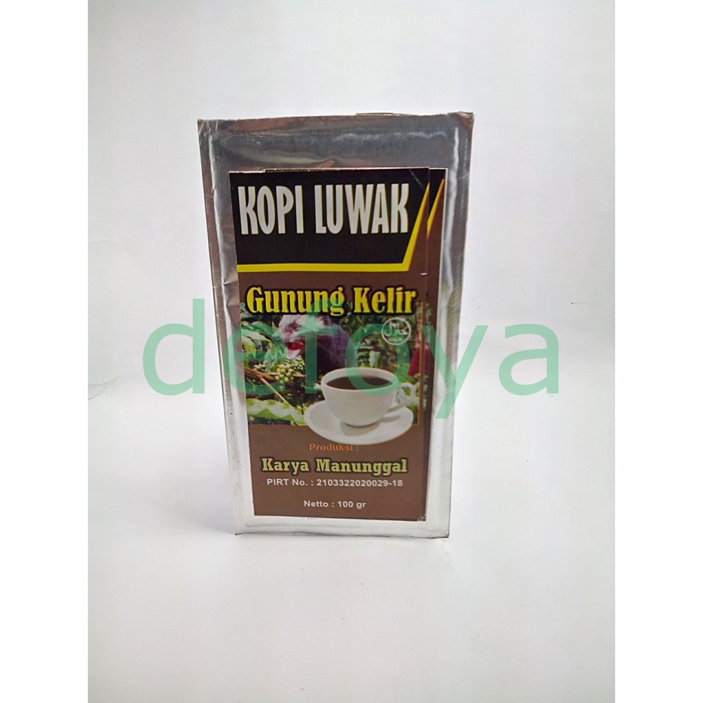 

Kopi Luwak Liar Arabica 50gram