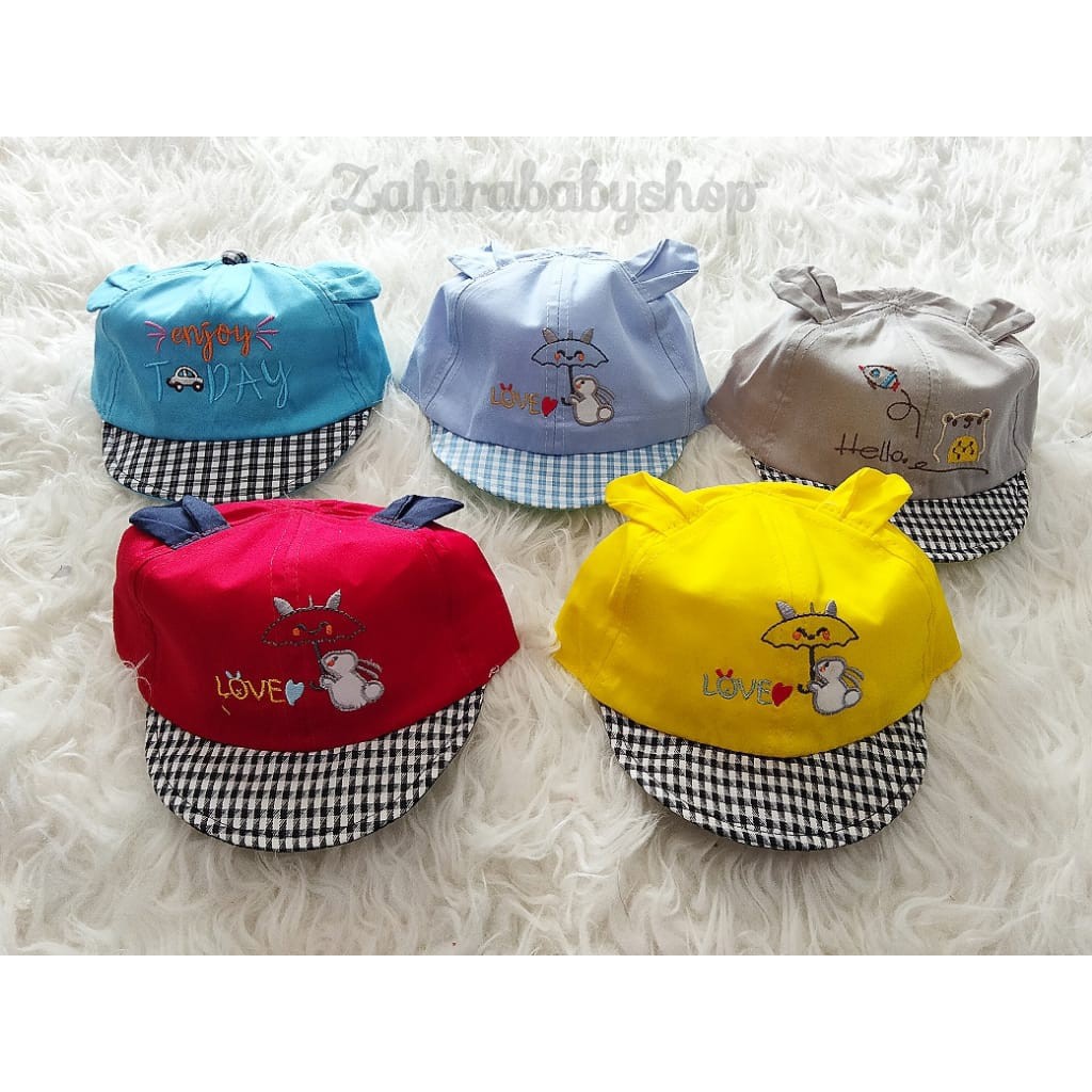 New Topi Pet / Baseball Anak 3-12Bulan, Topi Anak