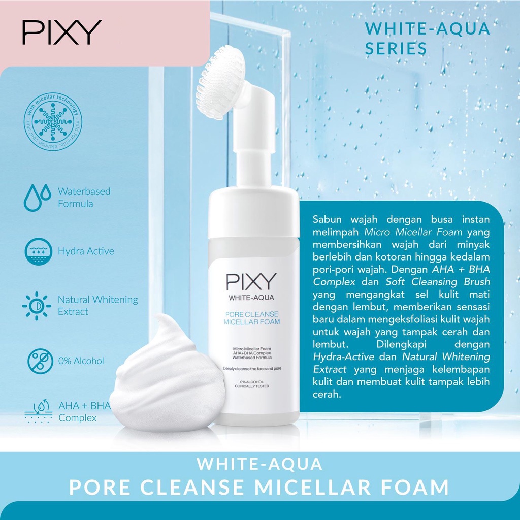 PIXY White Aqua Pore Cleanse Micellar Foam 110mL