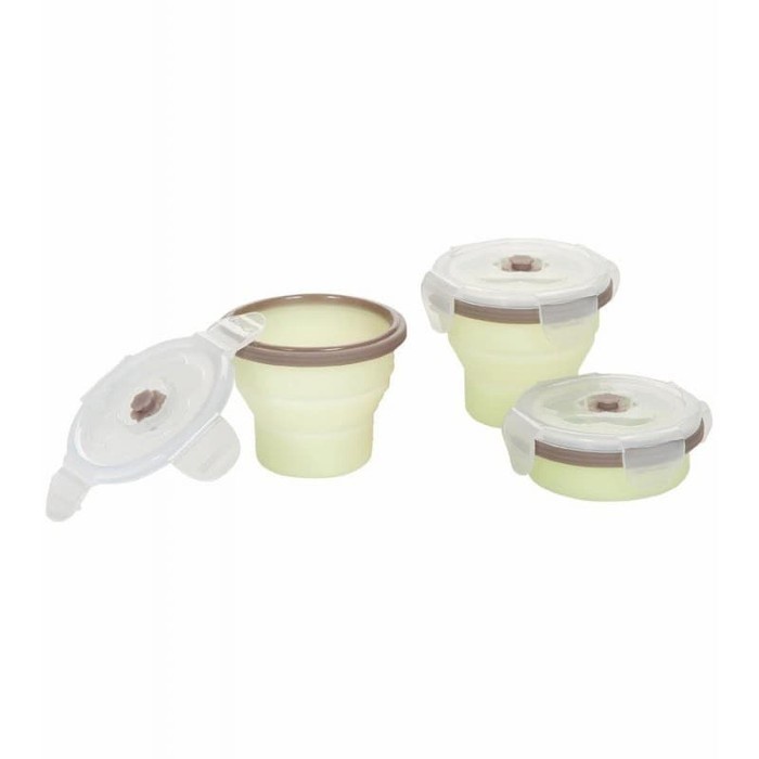 BABYMOOV Silicone Container 8 Oz/240 ml - 3 Pcs Murah