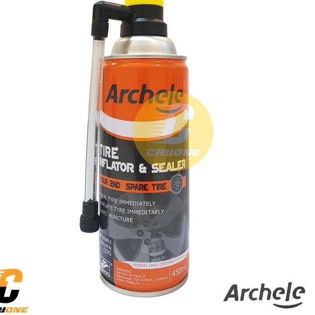 TOP PRODUK - Archele Tubeless Tire Inflator & Sealer - Cairan Tambal Ban Bocor