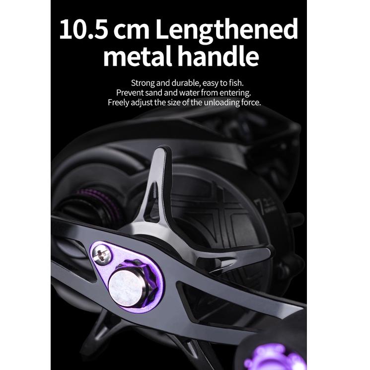 "USA.15Jl22х" Baitcasting Reel reel pancing BC reel 7.2:1 Fishing Reel 7-G Max Drag Saltwater Reel F