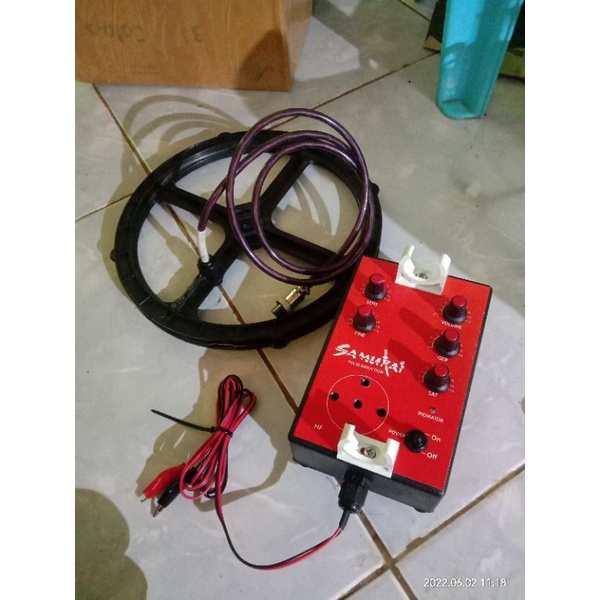METAL DETECTOR SAMURAI V3 Mesin dan coil