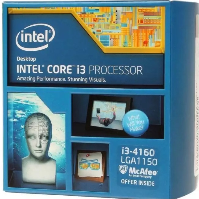 PROCESSOR INTEL CORE I3 4160 4170 TRAY + FAN LGA 1150 GARANSI 1TH